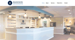 Desktop Screenshot of hancockortho.com